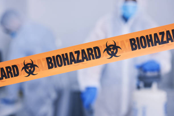 Professional Blood Cleanup technician working in Monroeville, IN